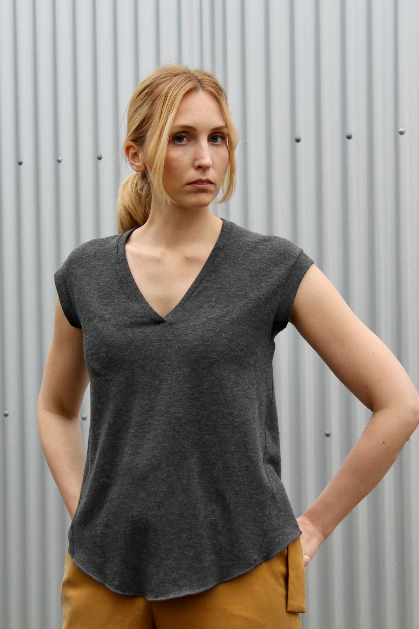 Dísan í dökkgráu